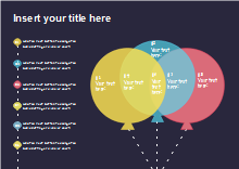 3-Set Balloon Venn Diagram