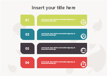 Horizontal Colorful Block List Presentation