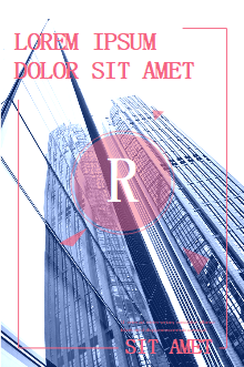 Building Silhouette Poster